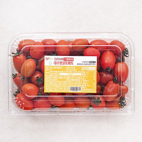 딜리조이 스테비아 대추방울토마토, 1.2kg, 1팩