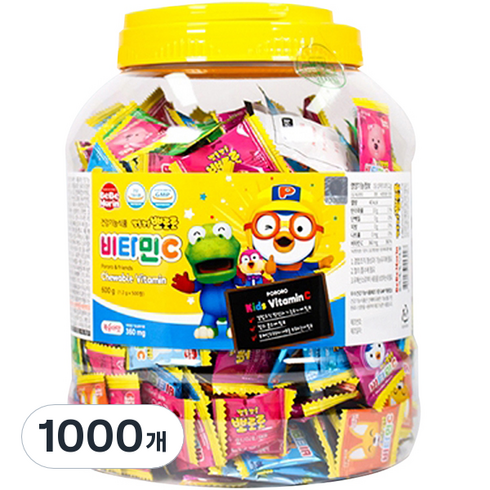 뽀로로 비타민 C 복숭아맛, 500정, 2개