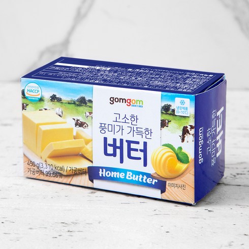 2023년 가성비 최고 버터 - 곰곰 고소한 풍미 가득한 버터, 450g, 1개