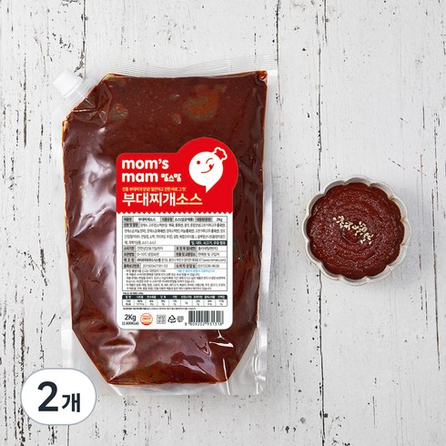 맘스맘 부대찌개소스, 2kg, 2개