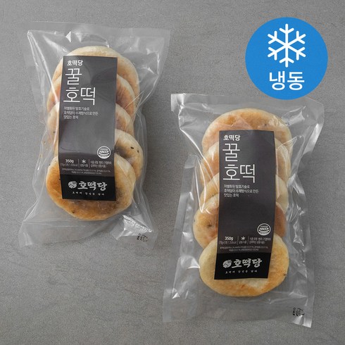 노브랜드호떡 - 호떡당 꿀호떡 (냉동), 350g, 2팩
