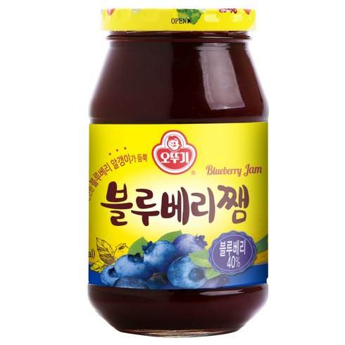 오뚜기 블루베리쨈 500G, 1개