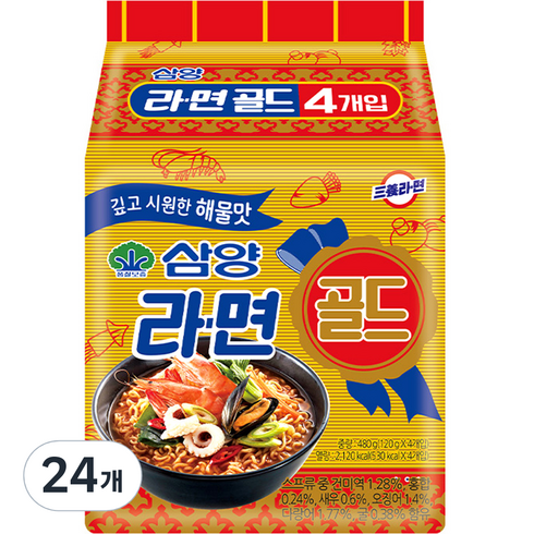 삼양라면 골드 120g, 24개