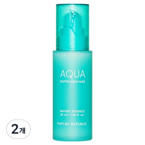 네이처리퍼블릭 슈퍼 아쿠아 맥스 수분 에센스, 2개, 50ml