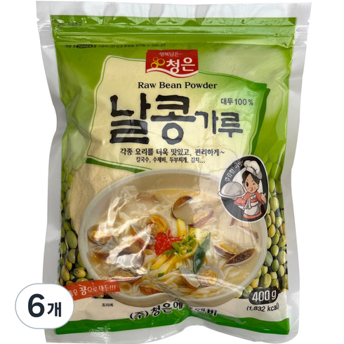 청은 날콩가루, 6개, 400g