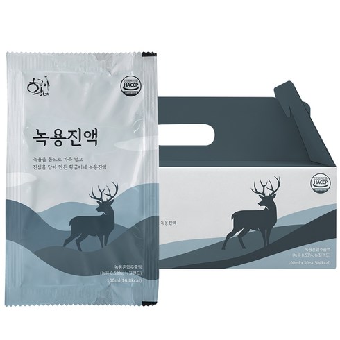 황금이네 녹용진액 30p, 100ml, 30포