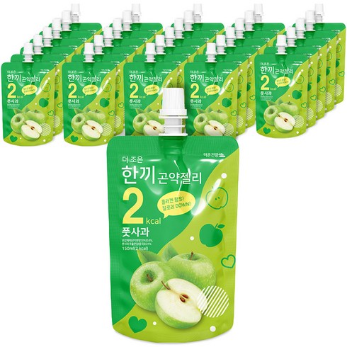 더 조은 한끼 곤약젤리 풋사과, 150ml, 30개