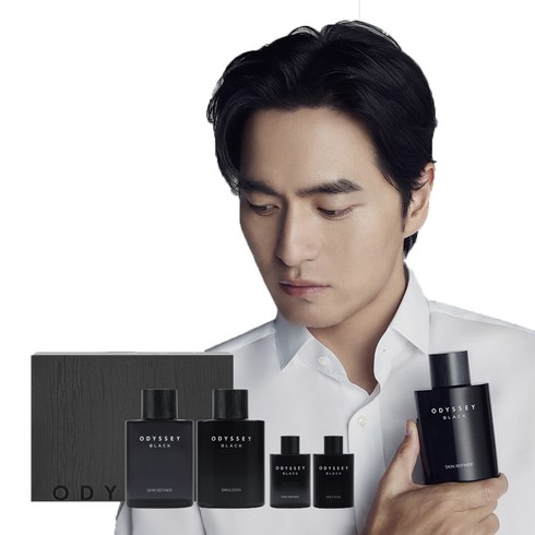 NEW 오딧세이 블랙 스페셜 스킨 130ml 로션 130ml 2종 세트, 1세트