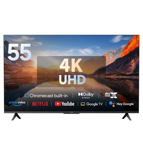 샤오미 4K UHD LED 스마트 디스플레이 A55 TV, 140cm(55인치), L55MA-ATWN, 벽걸이형, 방문설치
