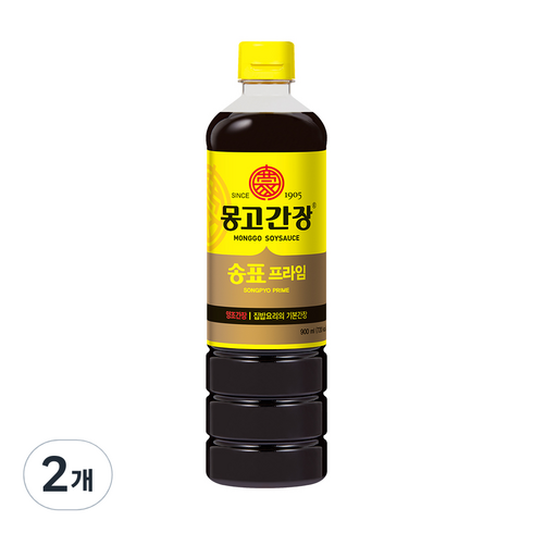 몽고간장 송표 프라임, 900ml, 2개