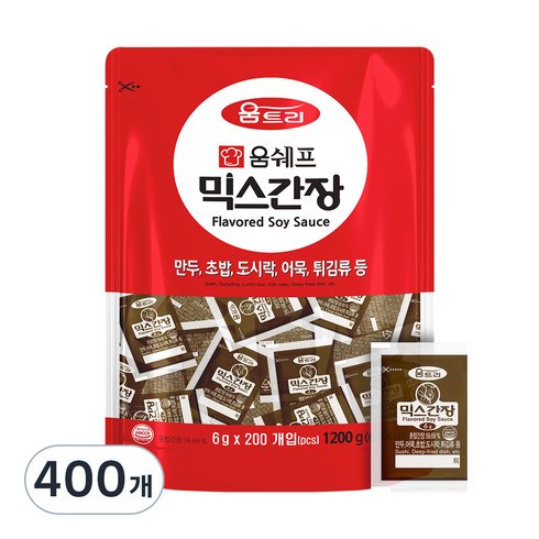 움트리 믹스간장, 6g, 400개