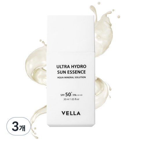 벨라 울트라 하이드로 선에센스 SPF 50+ PA++++, 30ml, 3개