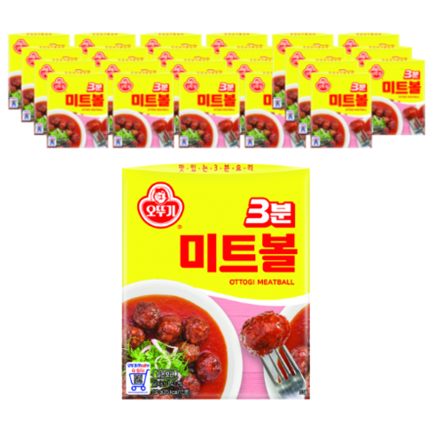 미트볼 - 오뚜기 3분 미트볼, 150g, 24개