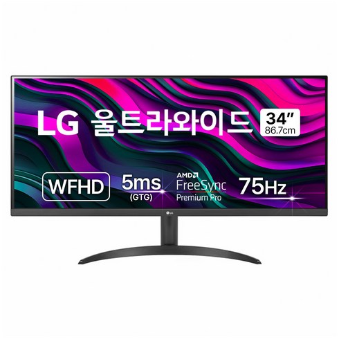 34wq650w - LG전자 WFHD 울트라와이드 모니터 방문설치, 86.7cm, 34WP500