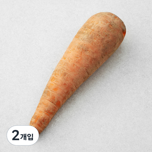 국내산 흙당근, 1개입, 2개