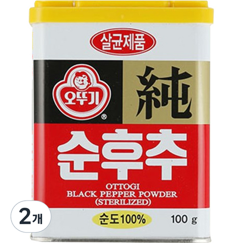 후추 - 오뚜기 순후추, 100g, 2개