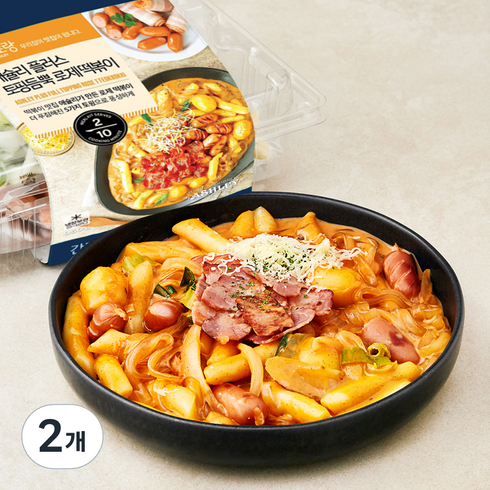 애슐리 플러스 토핑듬뿍 로제 떡볶이, 950g, 2개