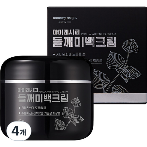 마미레시피 들깨 미백 크림, 50g, 4개