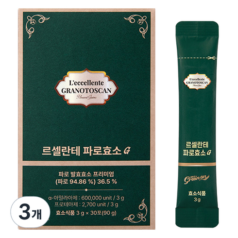 르셀란테그라노토스칸 그레인온 르셀란테 파로효소G 분말 30p, 3개, 90g
