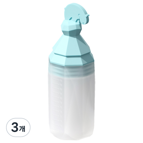 이크 실리콘 투약병 60ml, 3개