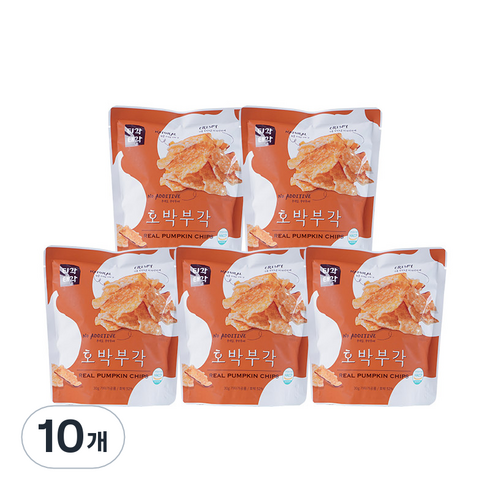 티각태각 호박부각, 30g, 10개