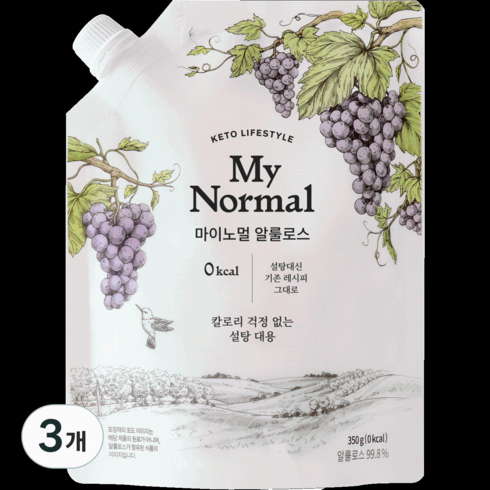 마이노멀 알룰로스, 350g, 3개