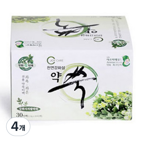 비앤비 좌욕 좌훈 전용 강화섬 약쑥티백 30p, 4개