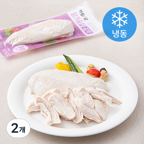 하림 그릴드 바베큐 봉 200gX10봉 - 하림 하림이닭 닭가슴살 갈릭 (냉동), 100g, 2개