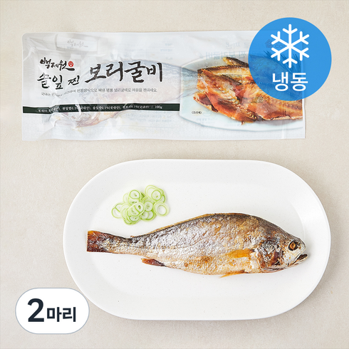 백제원 솔잎 찐 보리굴비 (냉동), 100g, 2마리