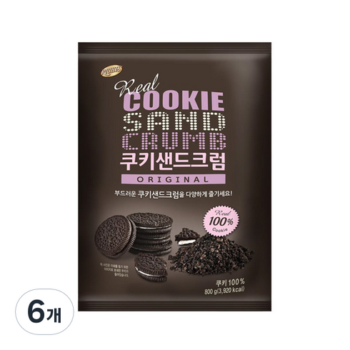 동서 쿠키샌드크럼 800g, 6개