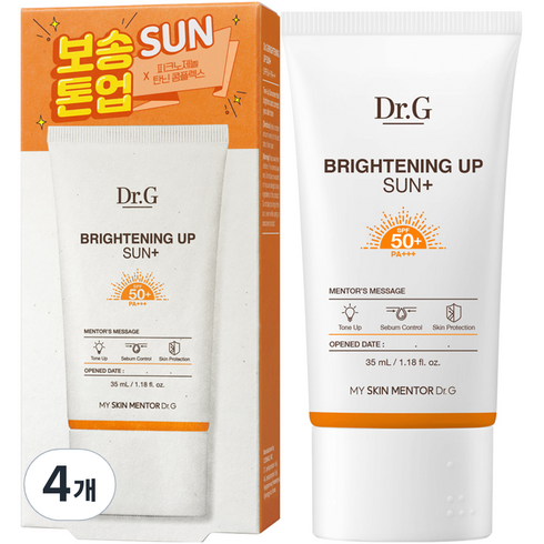 닥터지 브라이트닝 업 선 플러스 SPF50+ PA+++, 4개, 35ml