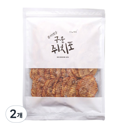 노브랜드 쥐포 - 더먹다 구운 쥐치포, 400g, 2개