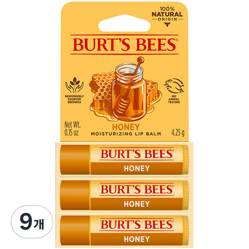 버츠비 모이스춰 라이징 립 밤 랜덤발송 4.25g, 허니, 9개