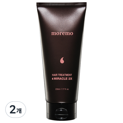 모레모 단백질 헤어트리트먼트 미라클 2X, 230ml, 2개