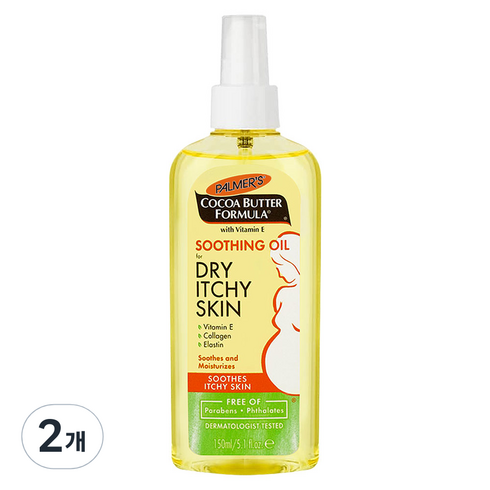 파머스 코코아버터 포뮬라 이치스킨 수딩오일, 150ml, 2개