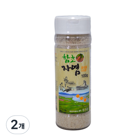 순천만 함초자염소금, 100g, 2개
