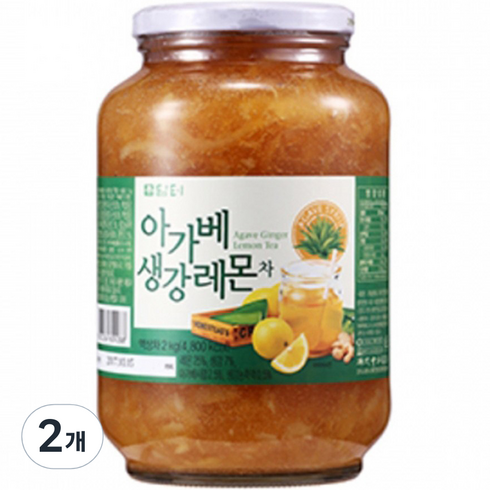 담터 아가베생강레몬차, 1kg, 1개입, 2개
