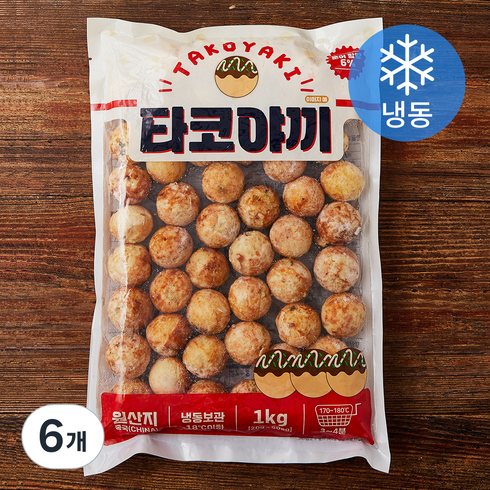 타코야끼 - 타코야끼 (냉동), 1kg, 6개