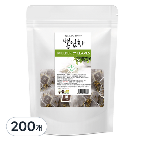 숲으로허브 뽕잎차 삼각티백, 1g, 100개입, 2개