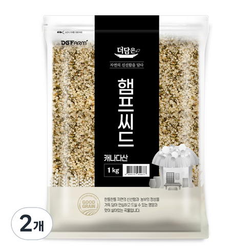 햄프씨드 - 더담은 햄프씨드, 1kg, 2개