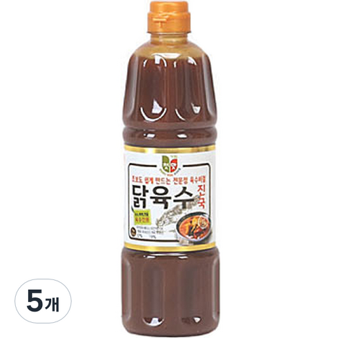 청우식품 닭육수진국, 1kg, 5개