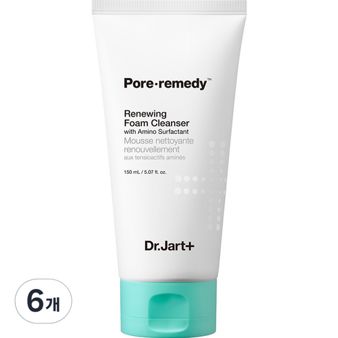 닥터자르트 포어레미디 리뉴잉 폼 클렌저, 150ml, 6개