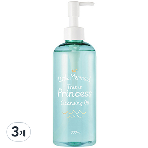 뷰티레시피 리틀머메이드 디스 이즈 프린세스 클렌징오일, 300ml, 3개