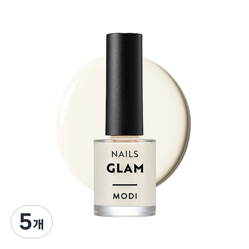 에뛰드 모디 글램 네일즈 9ml, 85호 릴리화이트, 5개