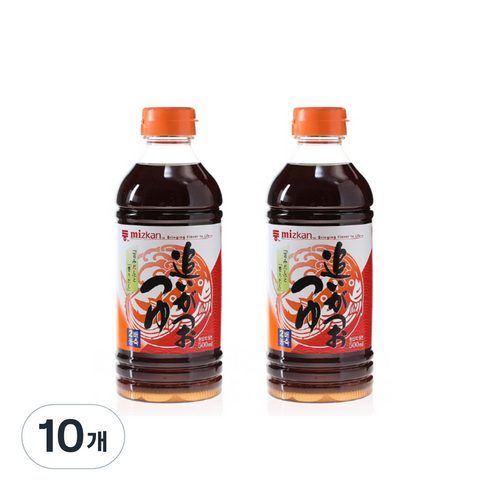 미쯔칸 농축 쯔유, 500ml, 10개