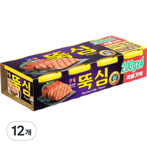 목우촌 뚝심, 200g, 12개