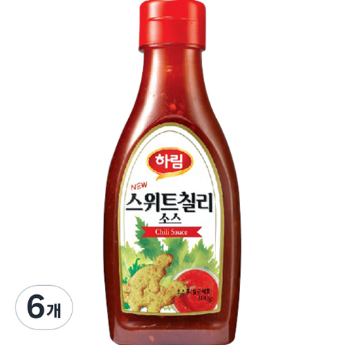 하림 뉴 스위트 칠리 소스, 300g, 6개