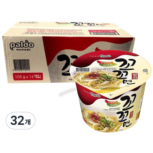 팔도 꼬꼬면 큰 컵, 32개