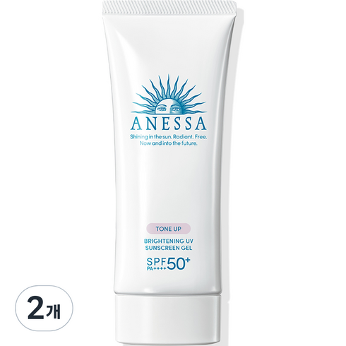 아넷사 브라이트닝 UV 선스크린 젤 N SPF50+ PA++++, 90g, 2개