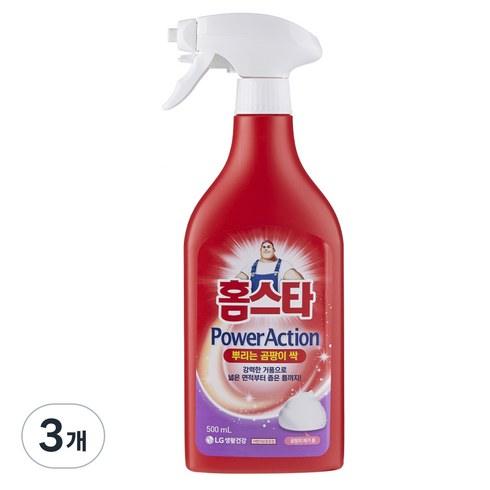 홈스타 파워액션 뿌리는 곰팡이 싹 세정제, 500ml, 3개